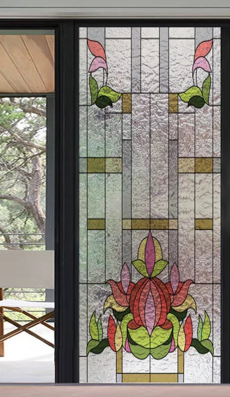 Frosted Stained Glass Window Film