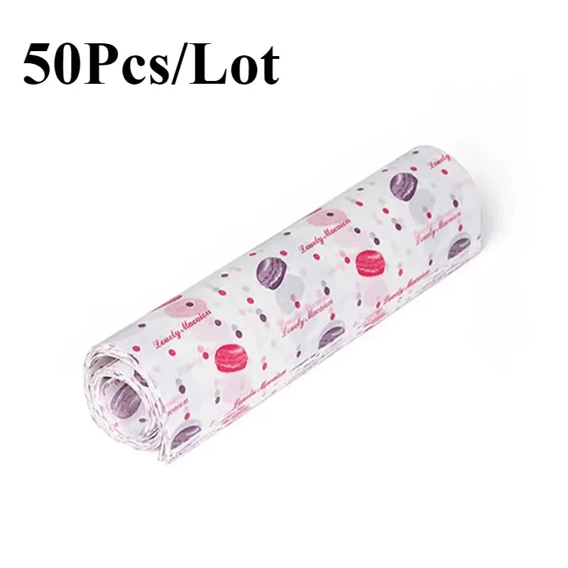 50PCS Wax Paper Food Wrappers