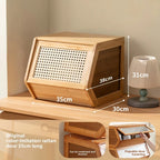 Bucket cabinet, storage can be stacked