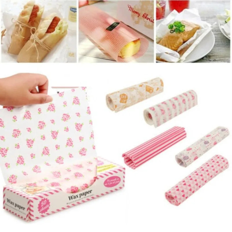50Pcs/Lot Wax Paper