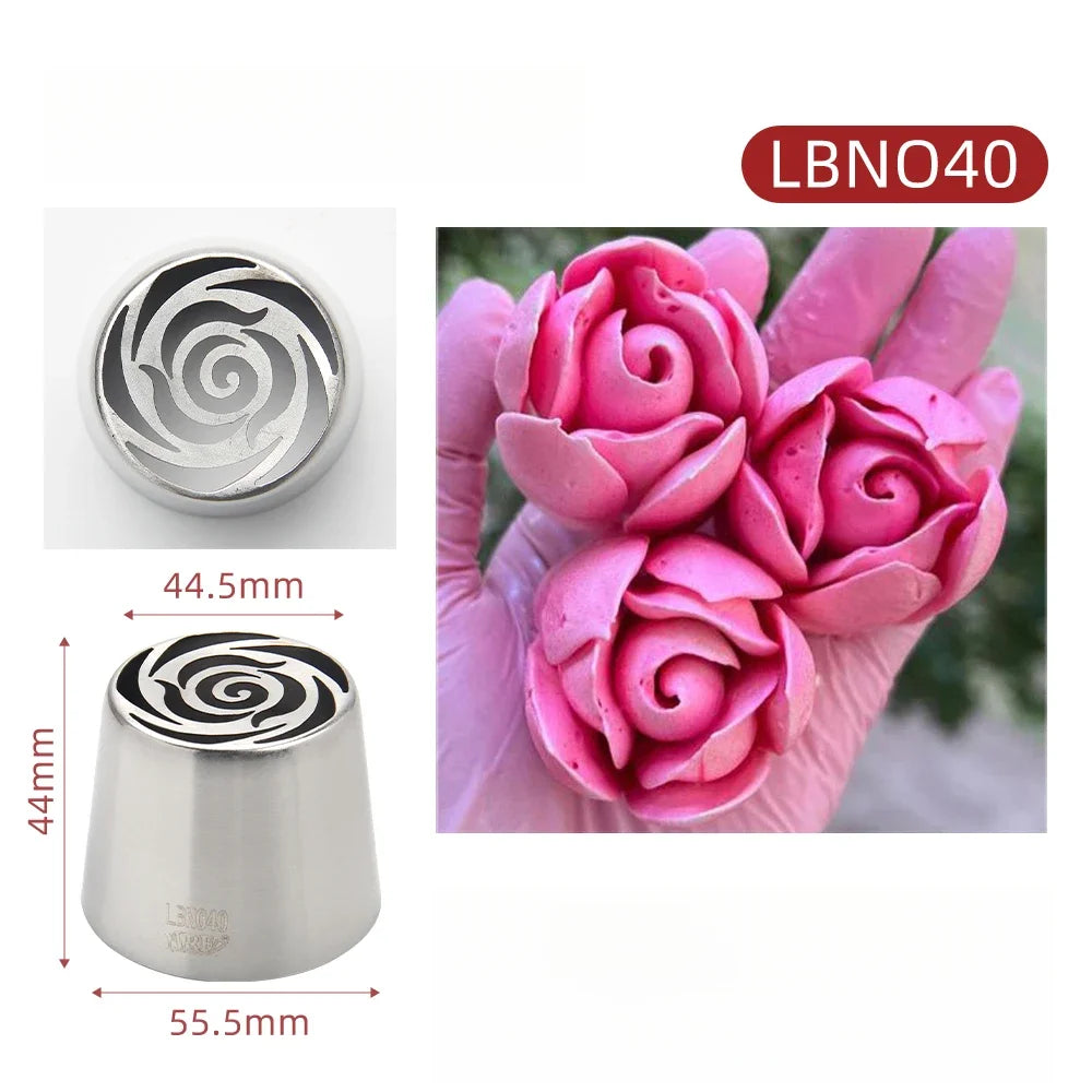 13 Stainless Steel Nozzles, Cake Decorations