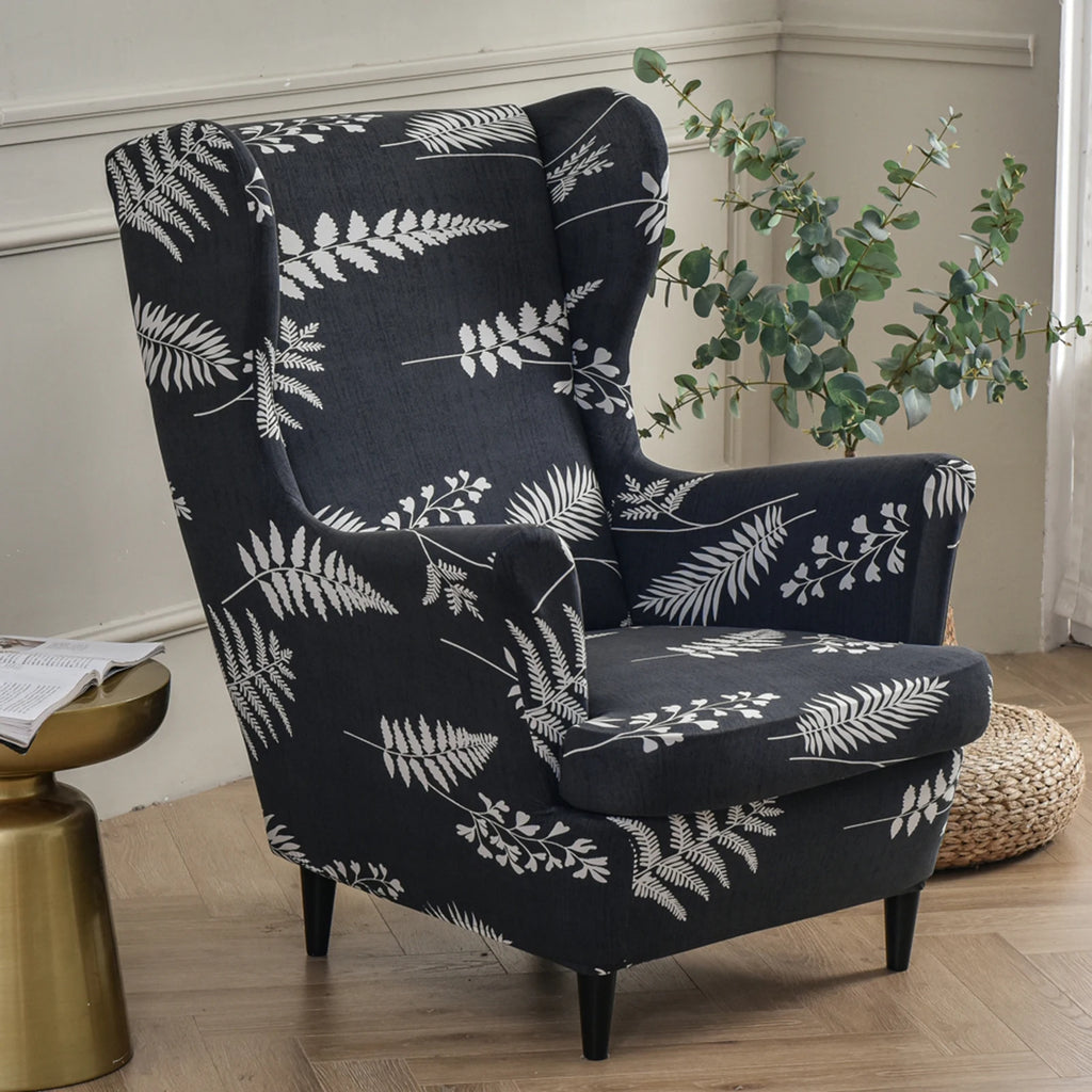 Chair Cover Wingback Stretch Spandex Armchair