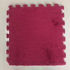10Pcs Plush Puzzle Mat , 30x30x1CM
