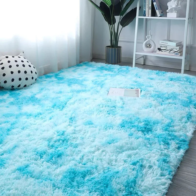 Tie-Dye Plush Carpet