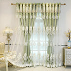 Elegant Double-Layer Curtains