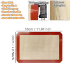 1/2PCS Silicone Baking Mats for Oven