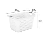 Jumbo Plastic Laundry Basket with Ventilation Holes
