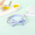 Adjustable Plaid Collar Tie Knot