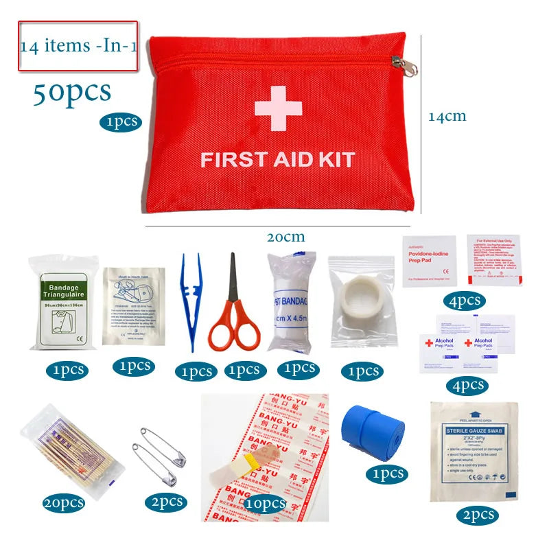 50pcs First Aid Kit
