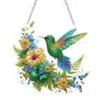 Flat Hummingbird Hanging Diamond Art Kit