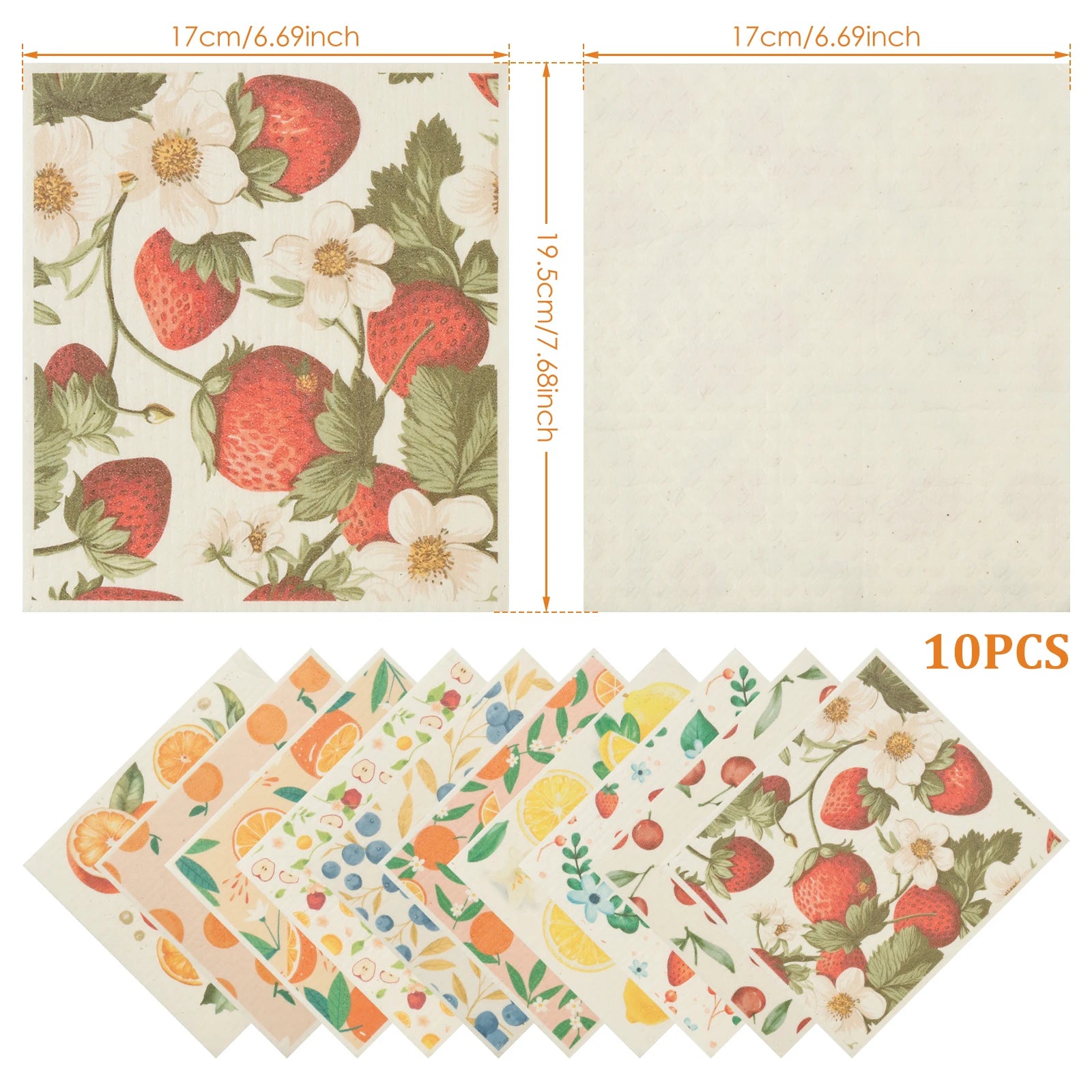 5/6/12PCS Kitchen Dish Towels