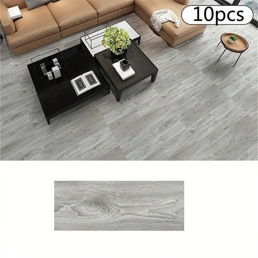 Wood Grain Floor Stickers