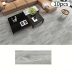 Wood Grain Floor Stickers