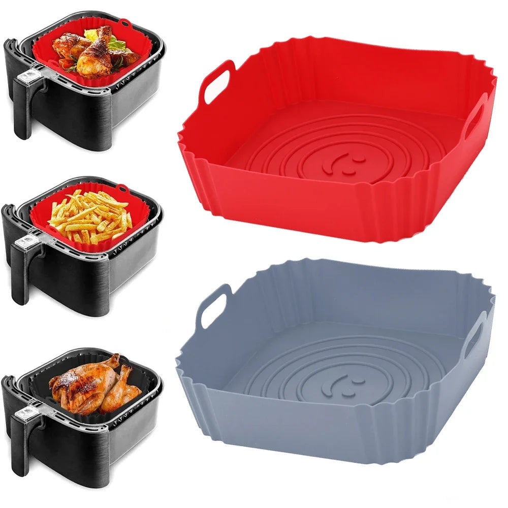 Reusable Airfryer Pan Liner,  Silicone