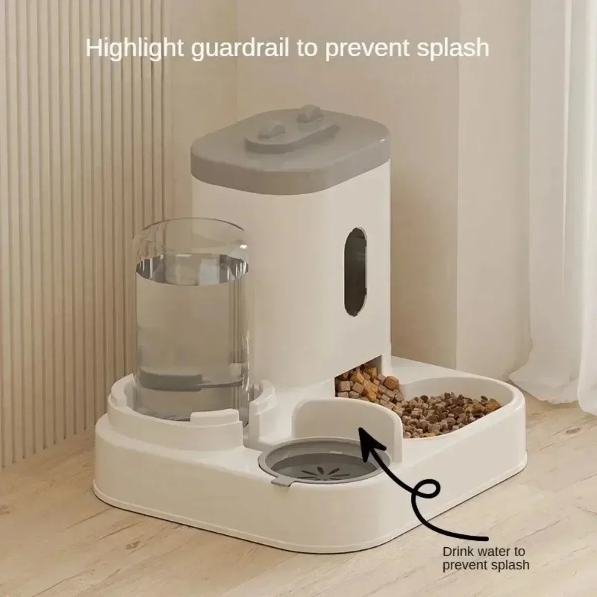Automatic Food Bowl With Water Fountain