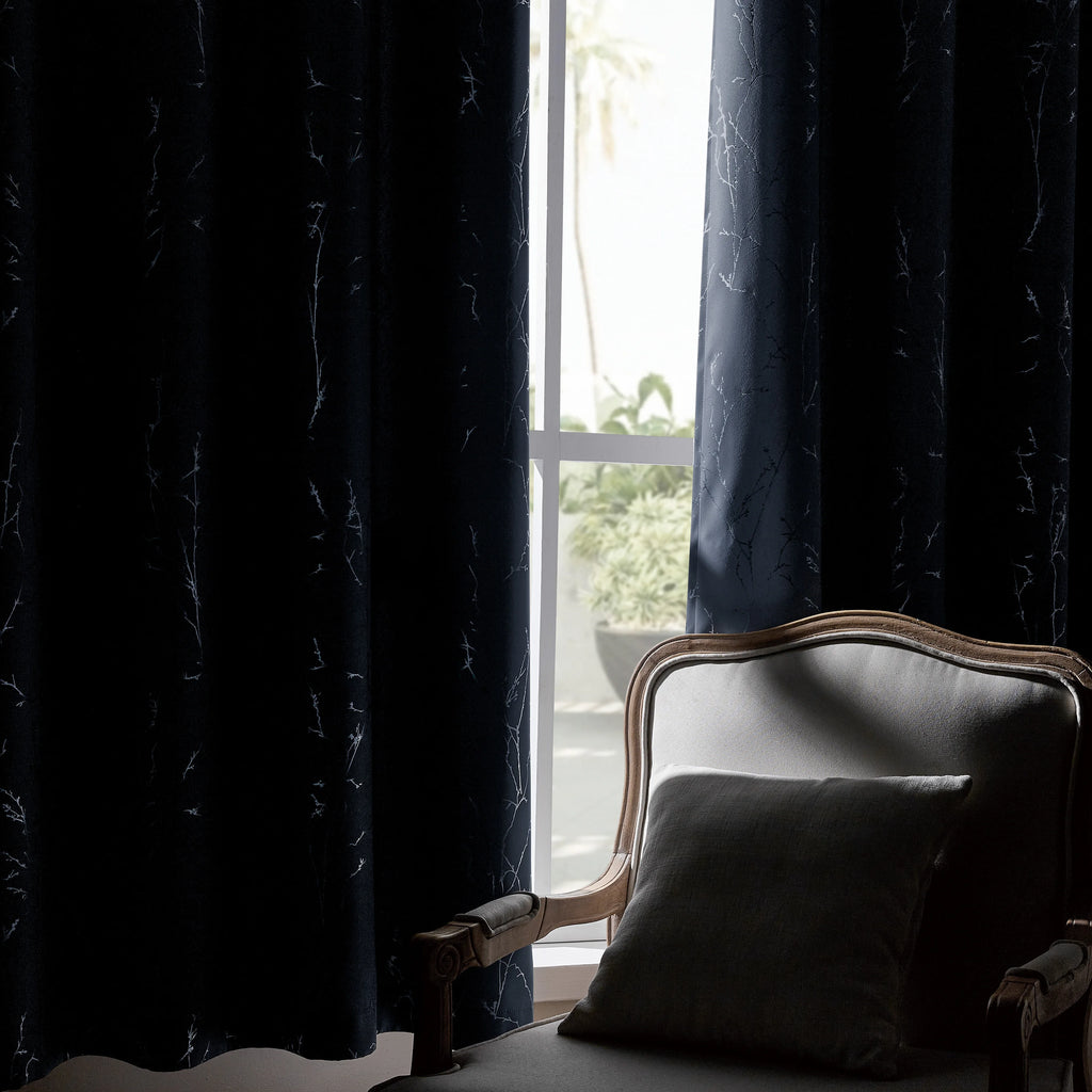 2 Blackout Curtains ,Grommet