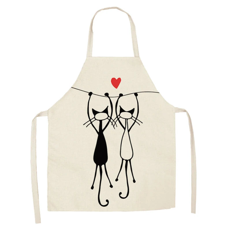 Cartoon Animal Pattern Apron