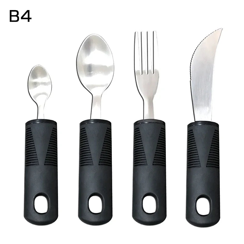 3/4/5Pcs/Set Elderly Adaptive Utensils