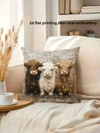 Highland Cow Pillowcase