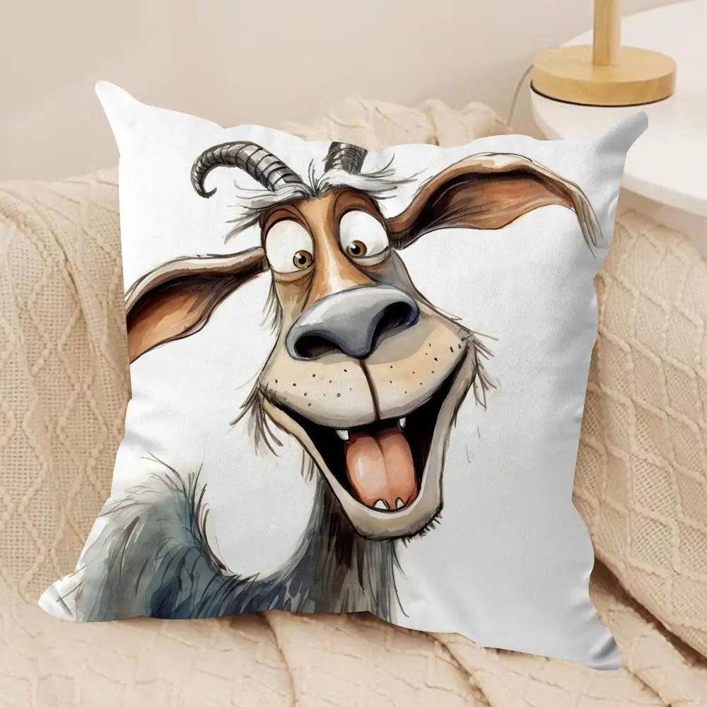Spooky Goat Face Cover