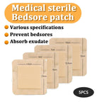 5pcs silicone foam dressing waterproof, sterile
