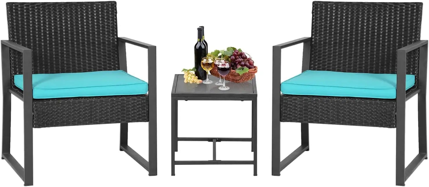 Patio /5 Pc Outdoor Wicker Set