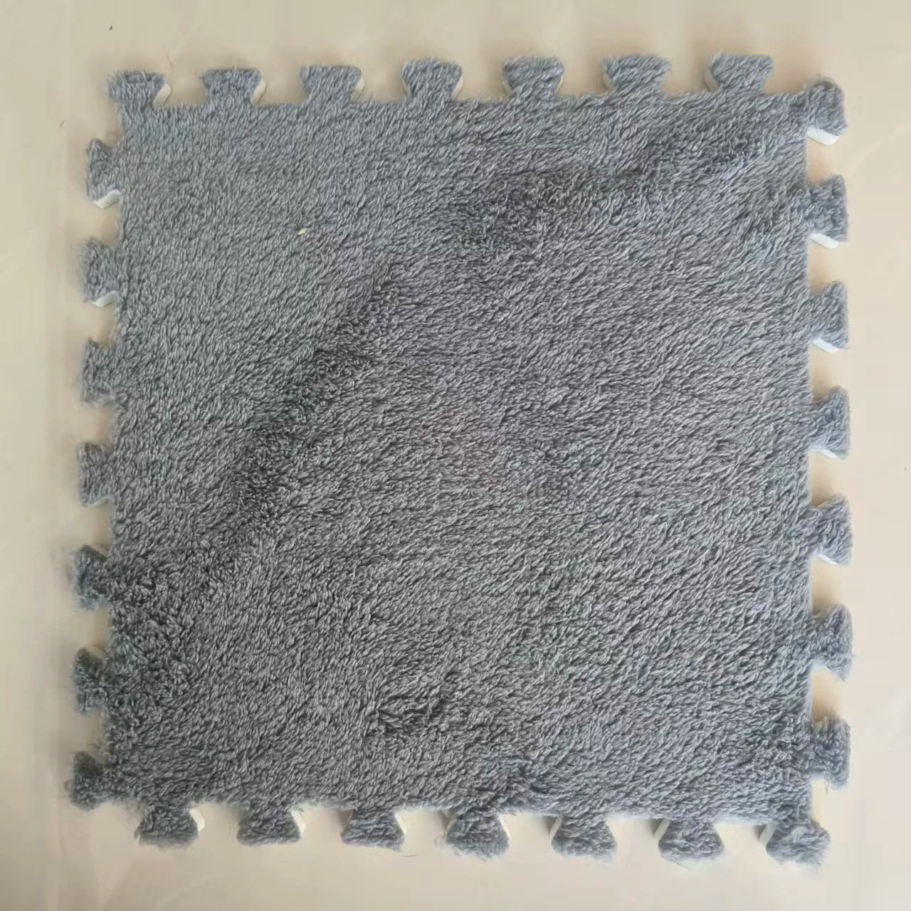 10Pcs Plush Puzzle Mat , 30x30x1CM
