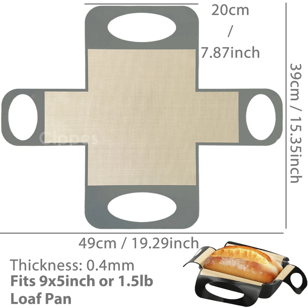 Silicone Loaf Pan Liners, Reusable