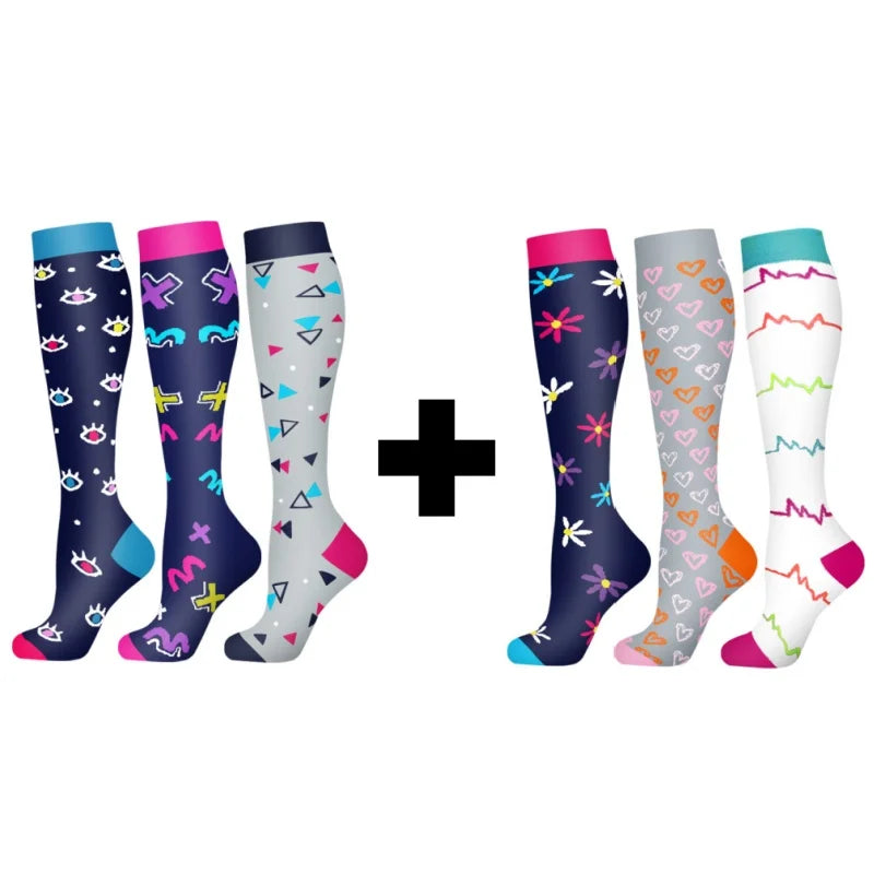 3/6Pairs Compression Socks