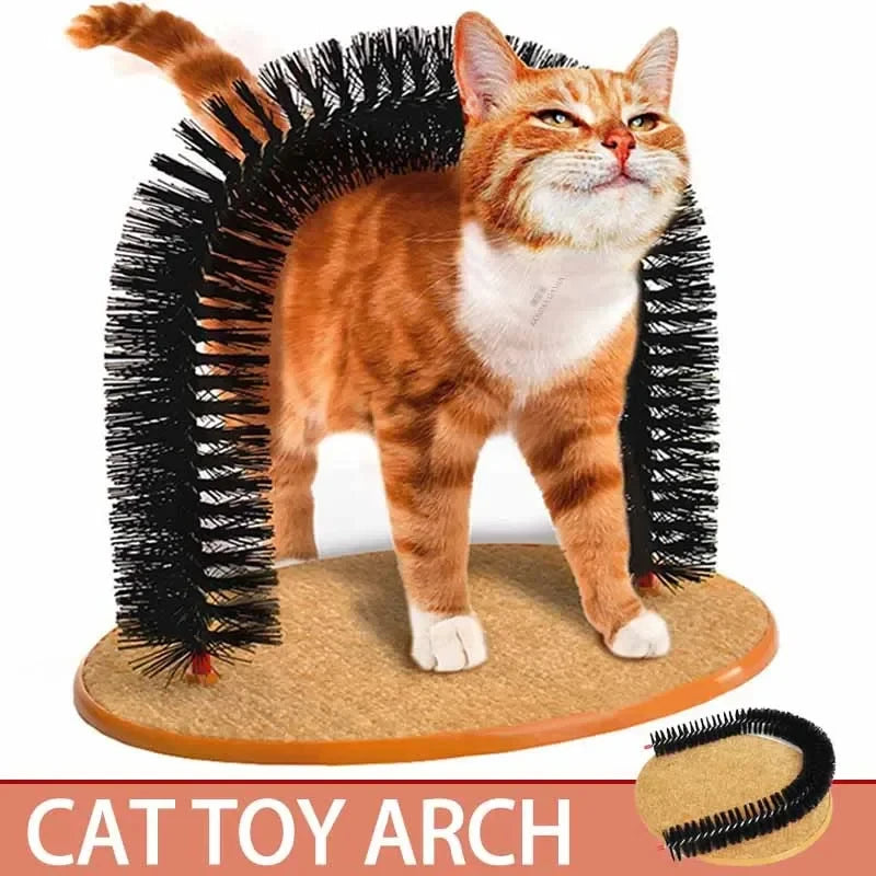Cat Arch Self- Groomer /Scratching Pad