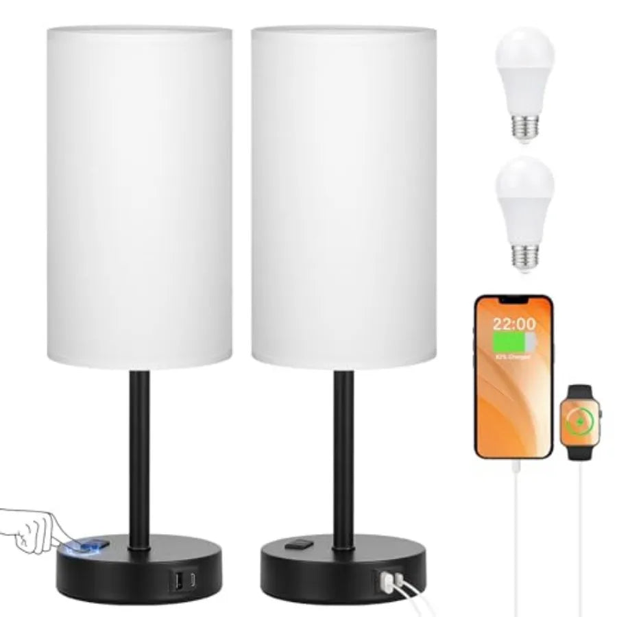 (2) 3 Way Touch Lamps