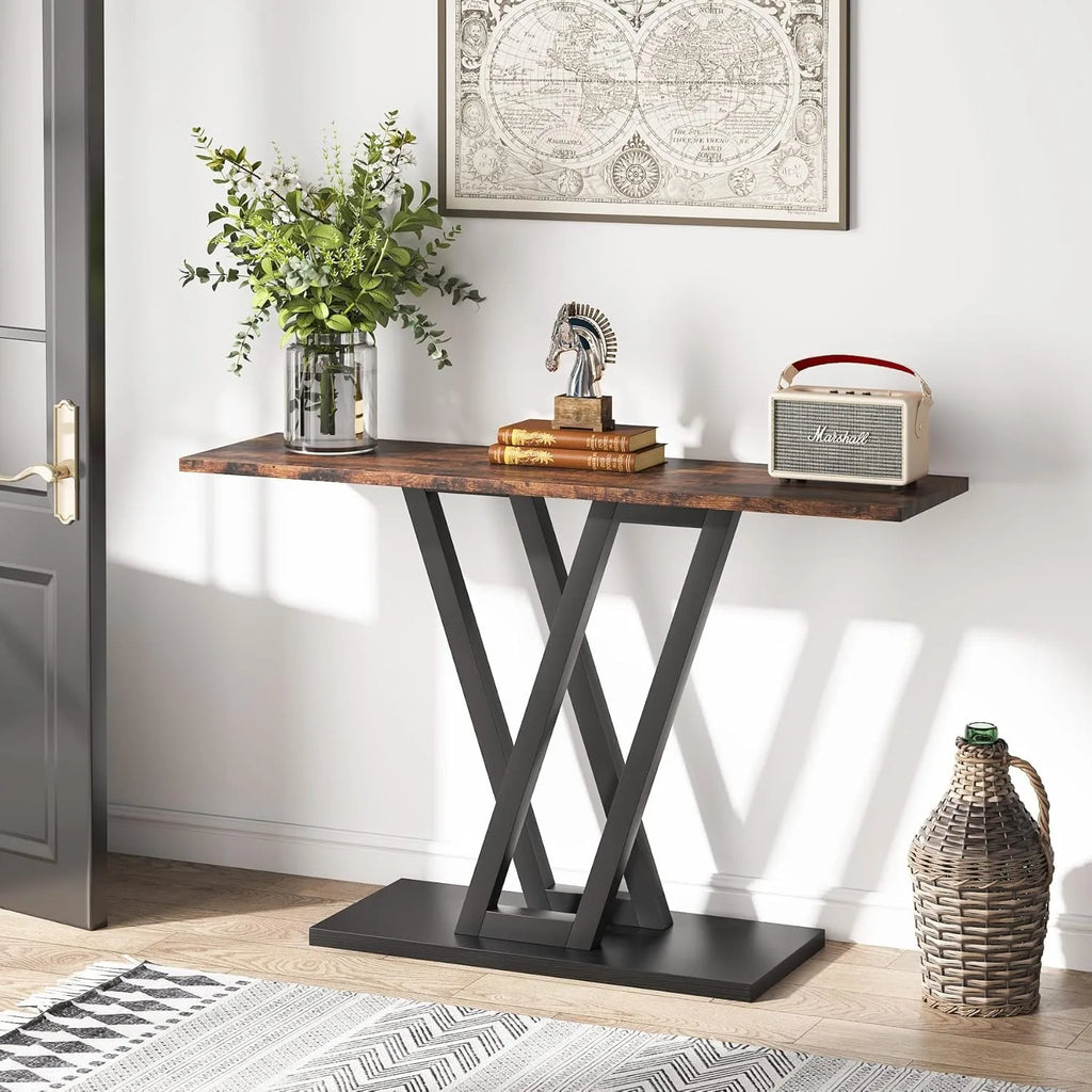 Consol Industrial Hallway Table