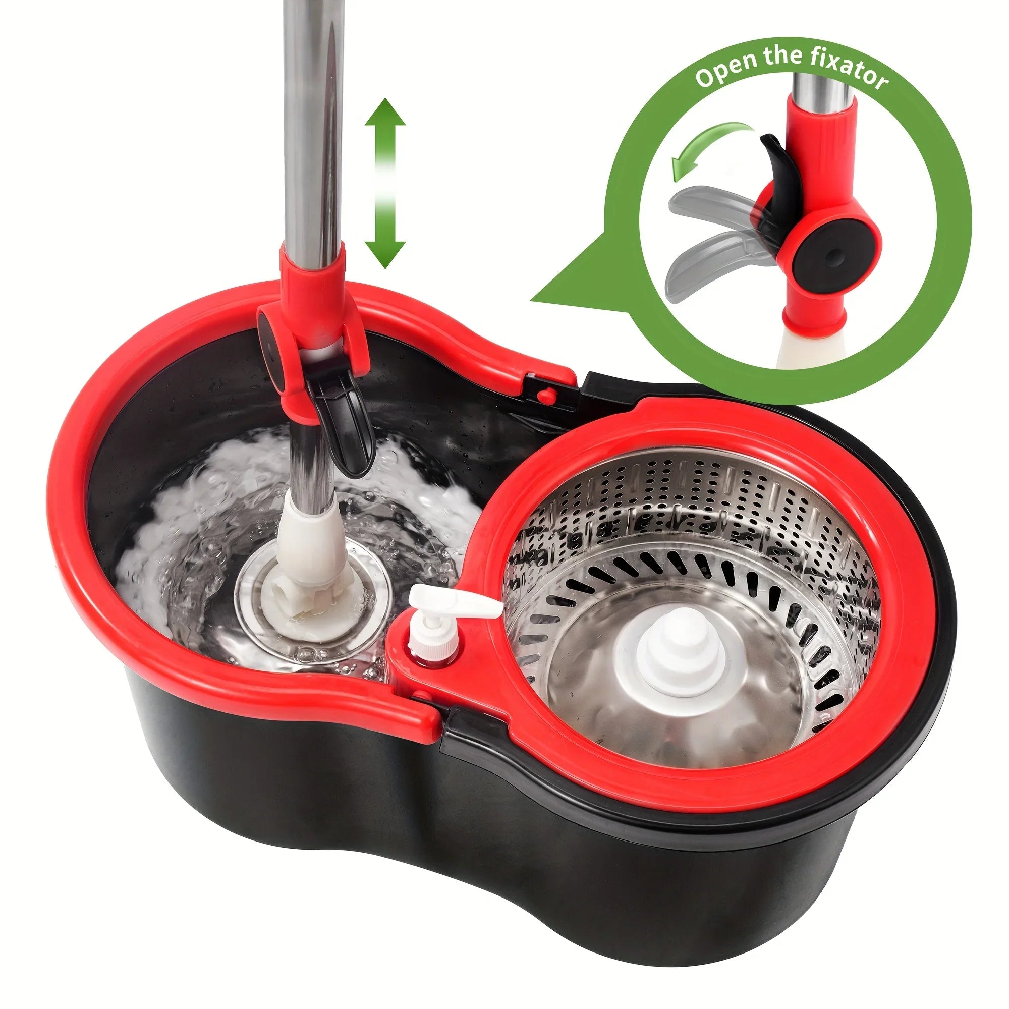Heavy Duty Spin Mop Bucket System