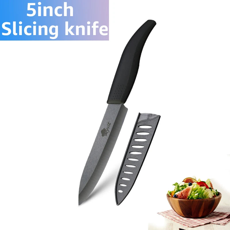 Black Ceramic Chef Knives Cooking Set