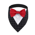 Tuxedo Suit Dog Bandana, Adjustable