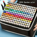 Professional Permanent Sketch Markers/ 12