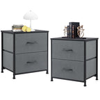 Cabinet / Set of 2 Fabric Drawers