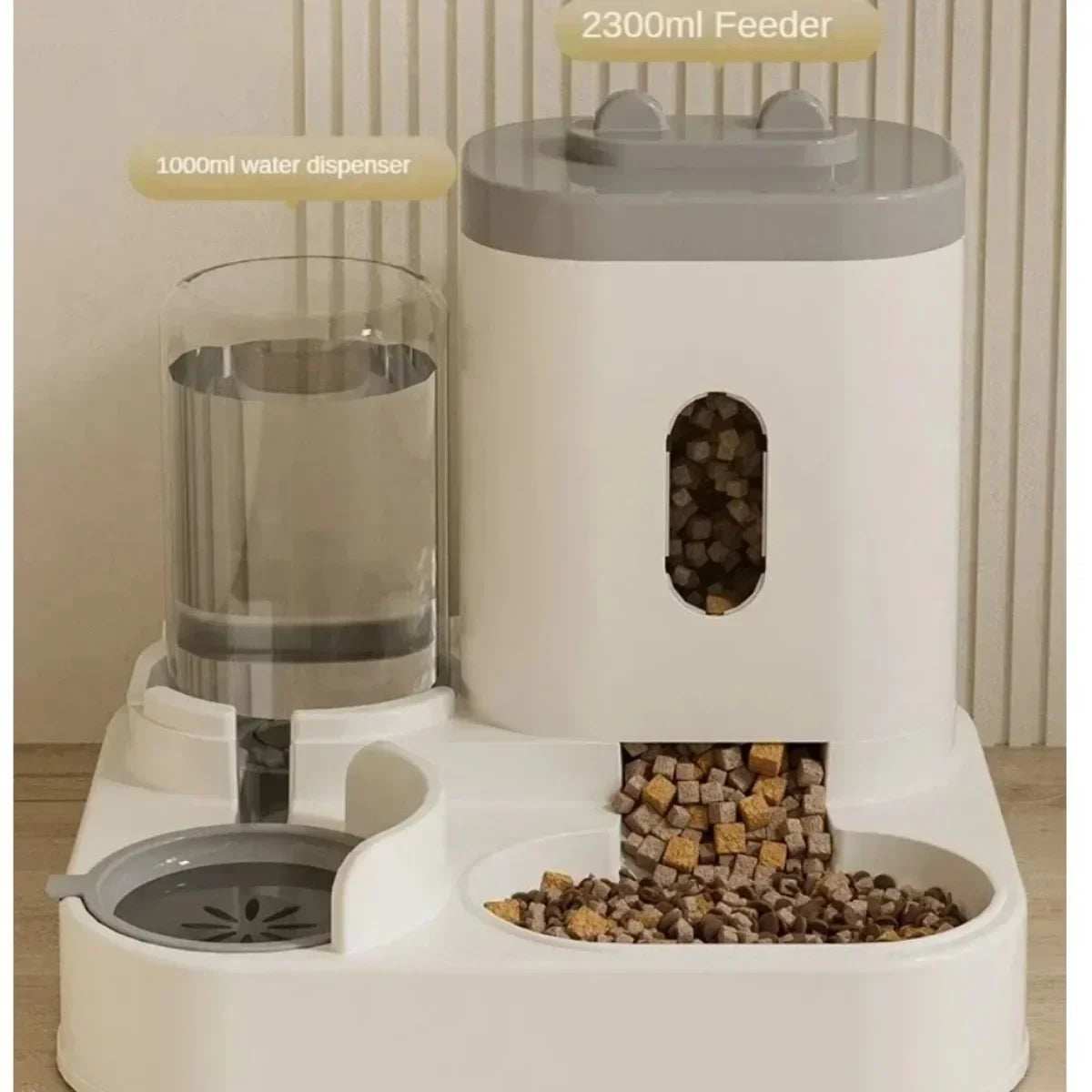 Automatic Food Bowl With Water Fountain