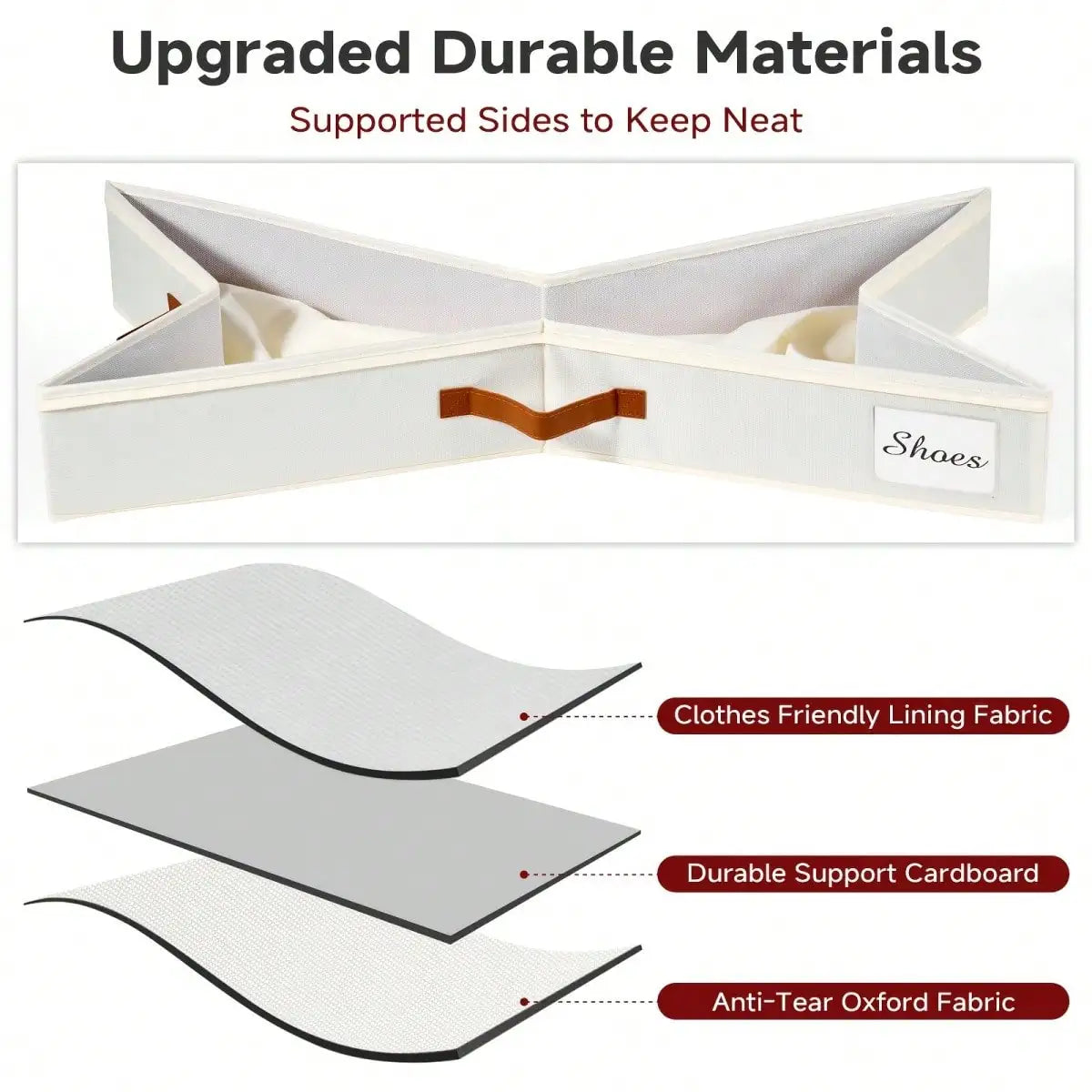 6.7" High Rolling Under Bed Storage Organizer