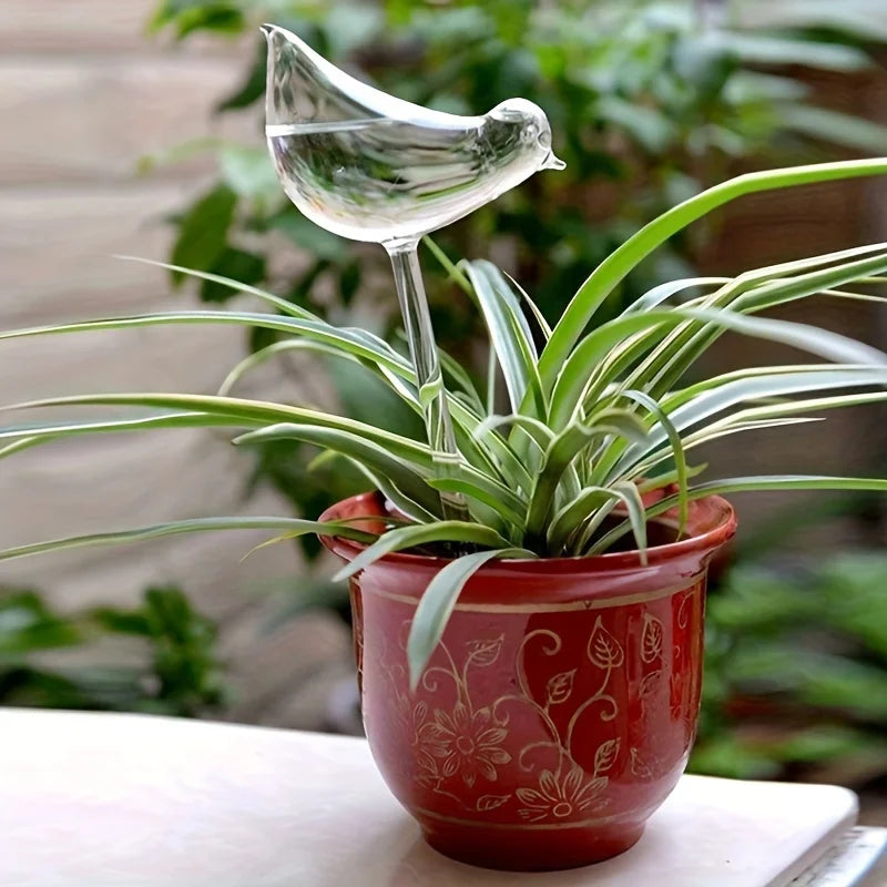 5 Bird-Shaped Self-Watering Globes