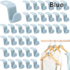 10/5Pcs Clothes Hanger Hooks Space Saving Organizer