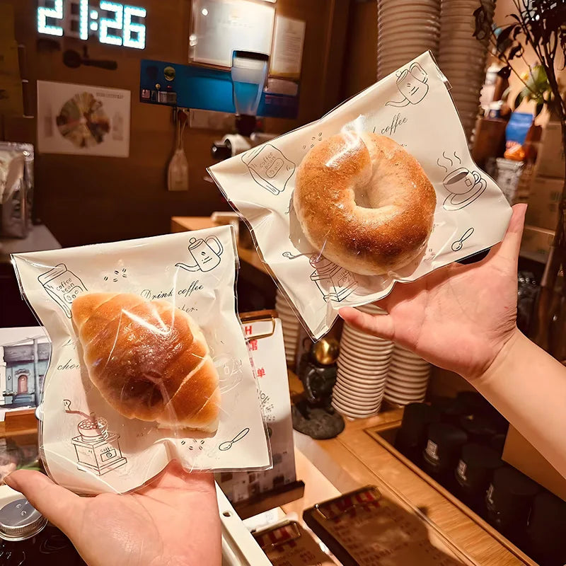 Food-Grade Bread Bags - Resealable 7x6