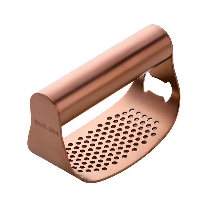 Gold Garlic Press,  Stainless Steel