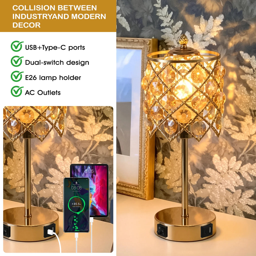 Crystal Table Lamp