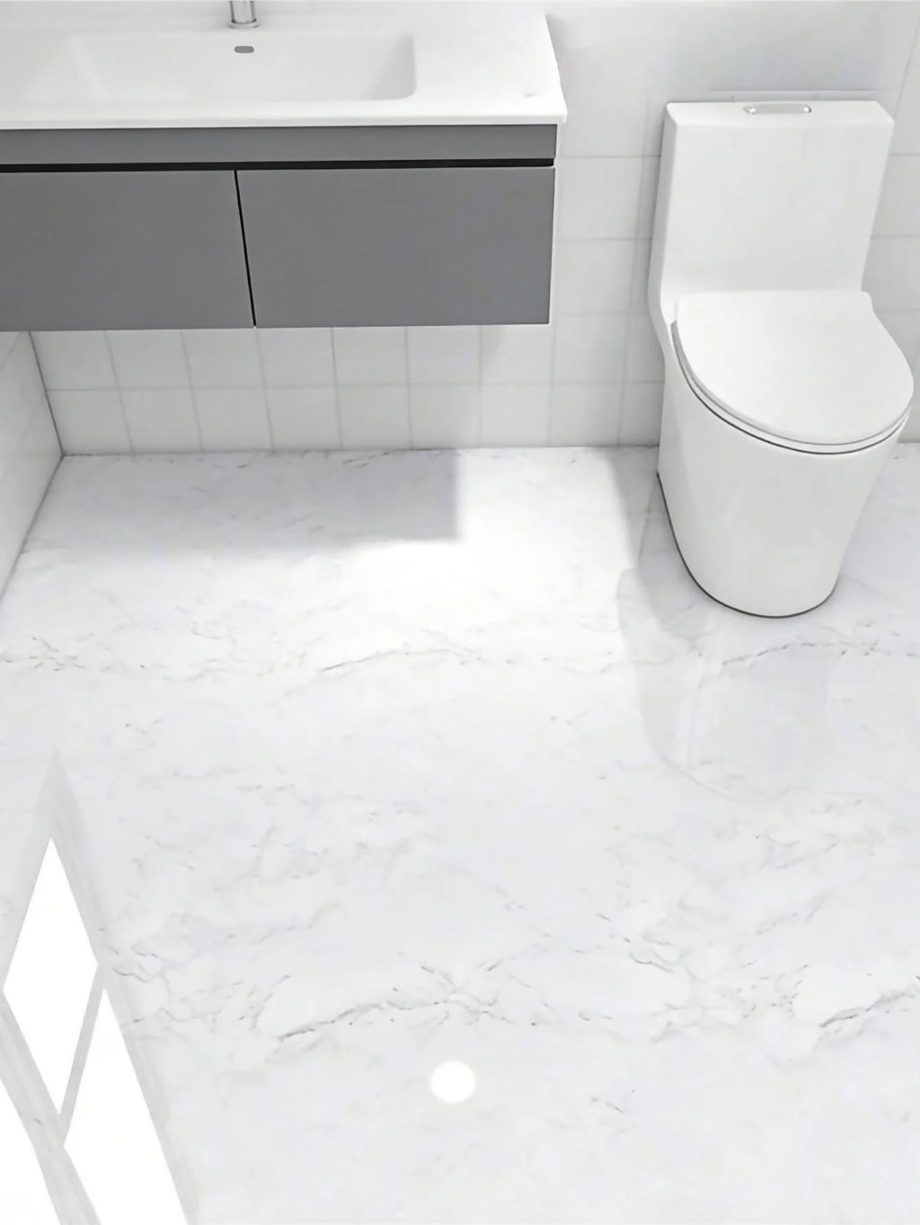 Imitation Marble Self-Adhesive Wallpaper