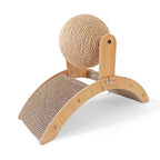 Wooden 2-in-1 Cat Scratcher