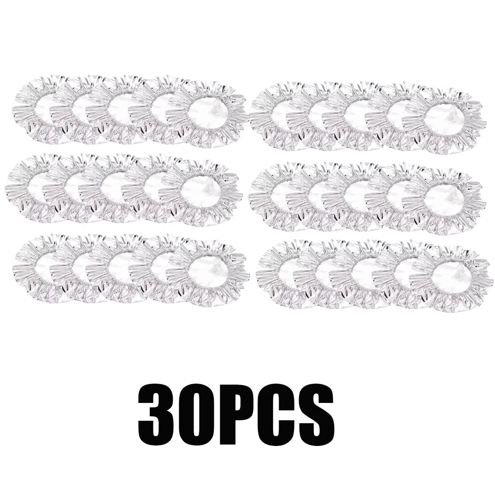 10-60pcs Reusable Aluminum Foil Cover