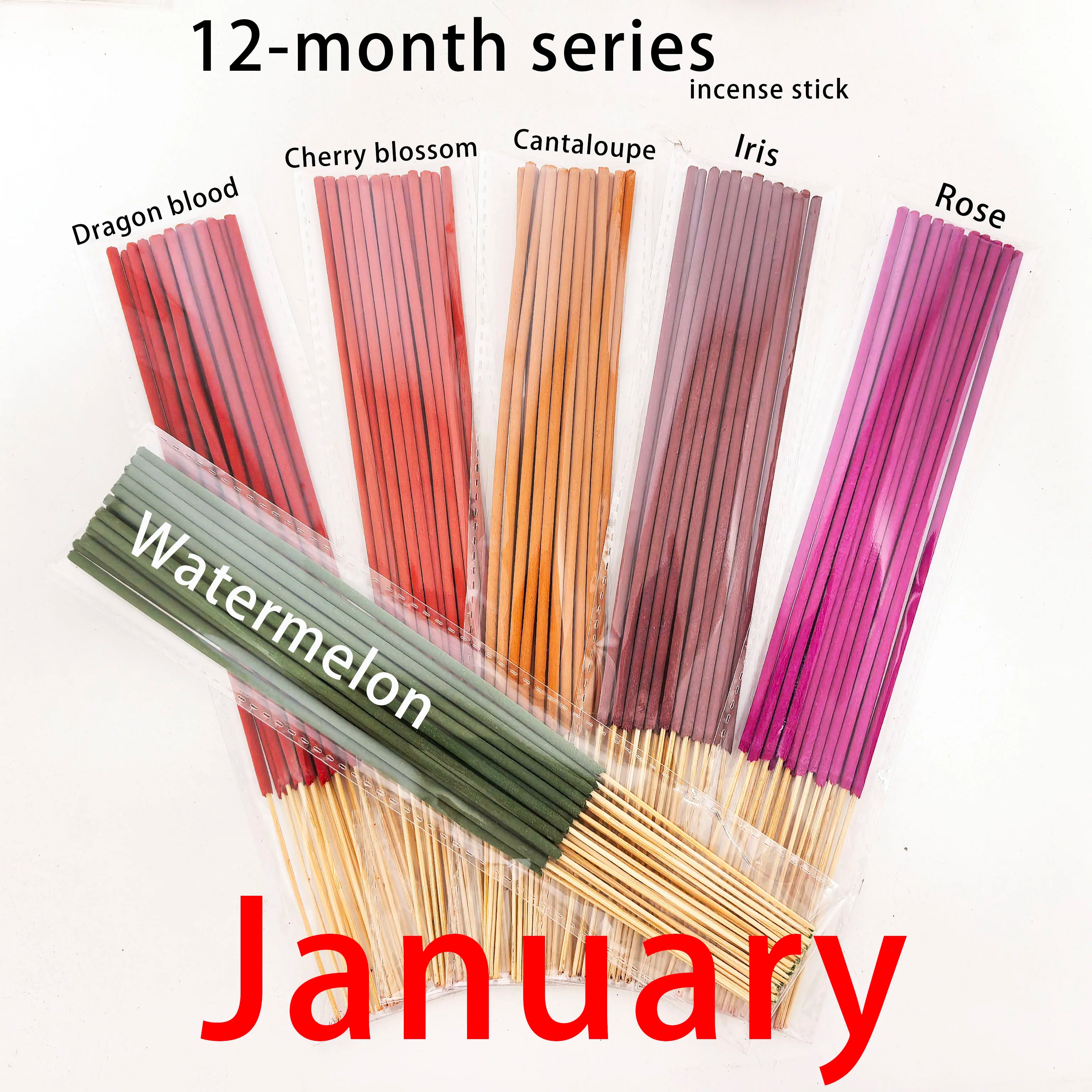 6 Sets, 126 High-Quality Incense Sticks
