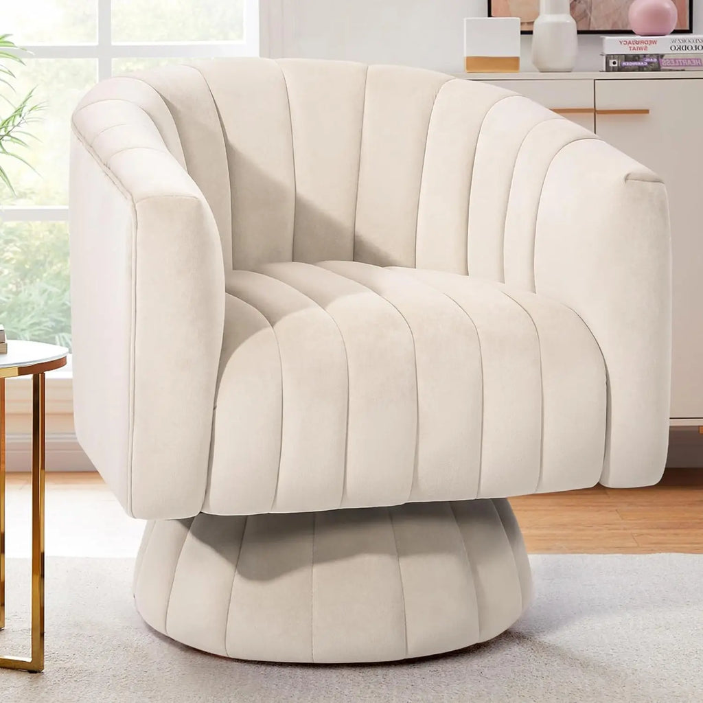 360° Swivel Accent Chair/ Armrest Set of 2