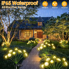 Dual Mode LED Solar Mushroom Lights
